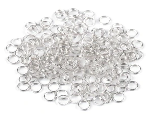 Spojovací kroužek dvojitý 4 mm - 30 ks