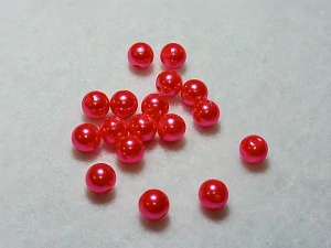 Perličky 8 mm - růžová ostrá