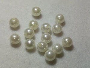 Perličky 10 mm - přírodní