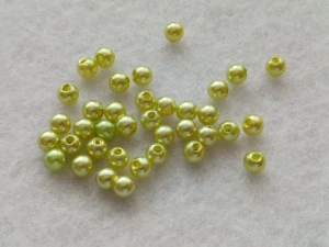 Perličky 5 mm - sv. zelená
