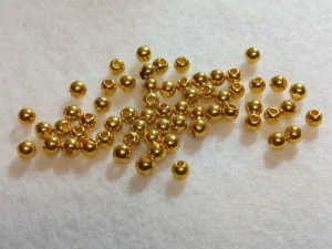 Perličky 4 mm - tm. zlatý pokov
