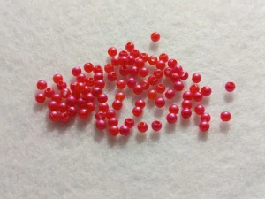 Perličky 3 mm - tm. růžová