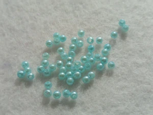 Perličky 3 mm - sv. modrá