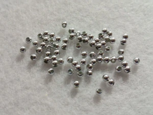 Perličky 3 mm - stříbrný pokov