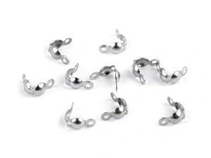 Kalota s očkem 8 x 4 mm - 10 ks
