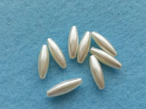 Olivka 19 x 6 mm - bílá