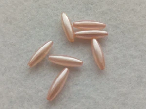 Olivka 19 x 6 mm - sv. růžová