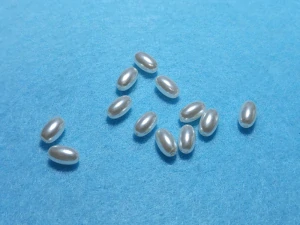 Olivka 10 x 6 mm - bílá