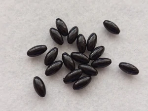 Olivka 12 x 6 mm - černá