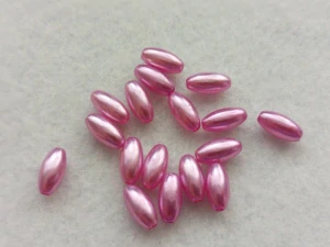 Olivka 12 x 6 mm - růžovofialová