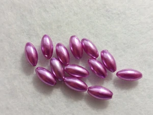 Olivka 12 x 6 mm - stř. fialová