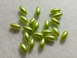 Olivka 12 x 6 mm - sv. zelená