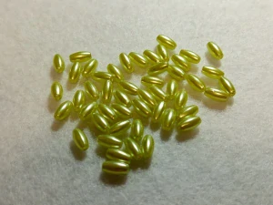 Rýže 8 x 4 mm - nejsv. zelená