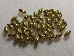 Rýže 8 x 4 mm - sv. zlatý pokov