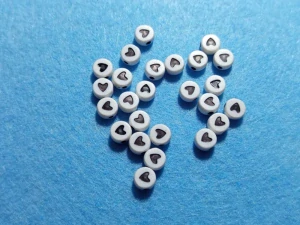 Kolečko se srdíčkem 6,5 mm