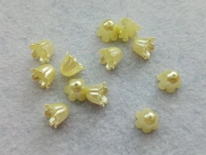 Zvonek 9 x 11 mm - žlutý