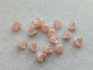 Zvonek 9 x 11 mm - růžový