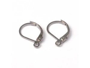 Naušnicové zapínání 13 x 10 mm - 2 ks